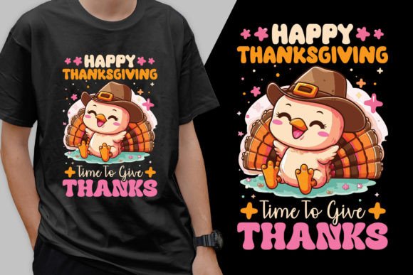 Download Happy Thanksgiving Trendy T-Shirt Design - Design Collection