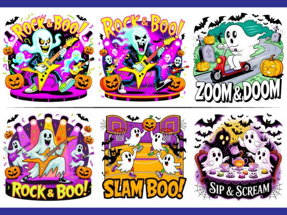 Download PNG T-Shirt Design Bundle for Halloween - Design Collection