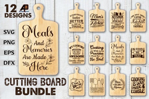 Download Cutting Board Quotes SVG Designs Bundle - Design Collection