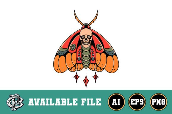 Download Death Moth T-shirt Design - Death Collection