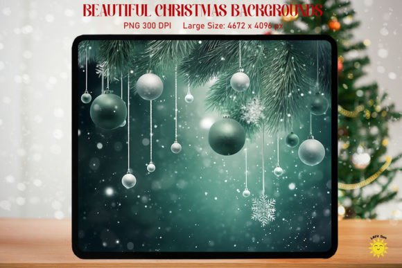 Download Beautiful Blue Christmas Background - Premium Resources