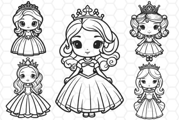 Download Cute Princess SVG Designs, Princess SVG - Design Collection