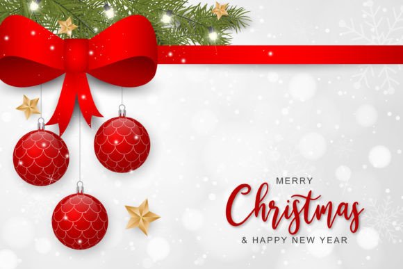 Download Realistic Christmas Background Design - Design Collection